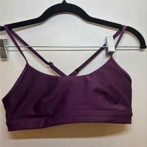 ALO airlift Plum Strappy Sports Bralette